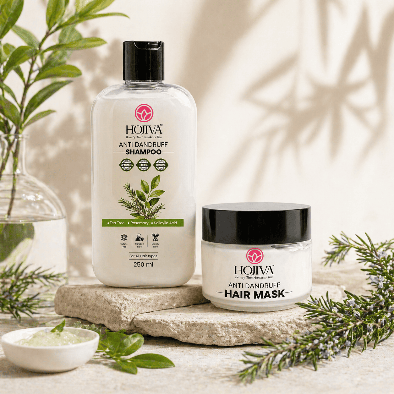 Anti-Dandruff  Shampoo & Hair Mask Combo